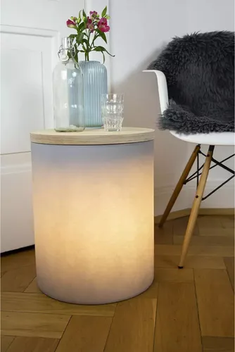 Leuchttisch Shining Drum inkl. Deckel (RGB)