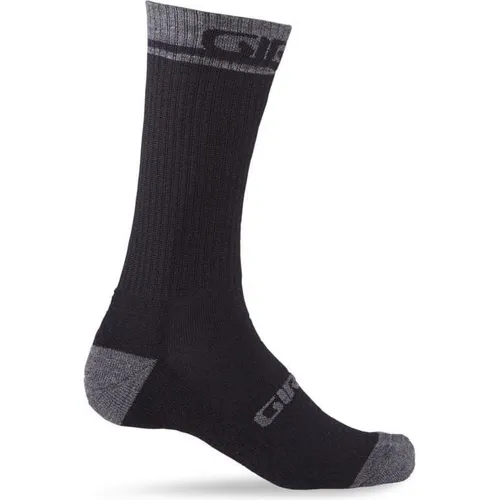 Giro Winter Merino Wool black/dark shadow Socken - Radsocken aus 70 % Merinowolle, ideal für Radfahren und Freizeit. Bieten hervorragende Wärmeregulierung, sind geruchsresistent und sorgen für ein angenehmes Tragegefühl, selbst bei intensiver Aktivität.