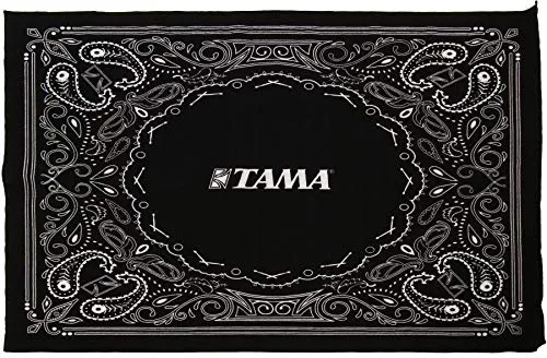 Tama Paisley Design Drum Rug - Schlagzeugteppich in 1,8m x 2m, mit stilvollem Paisley-Design und rutschfester Unterseite für sicheren Halt und einfachen Transport.