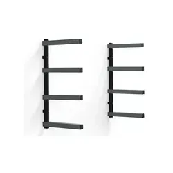 BORA Kragarmregal 4 Etagen schwarz/grau von BORA