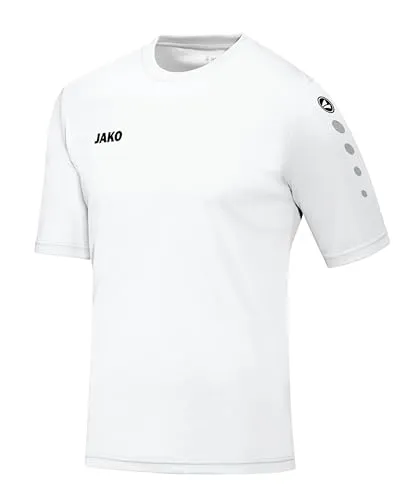 JAKO Kinder Fußballtrikots Trikot Team KA, weiß, 140, 4233