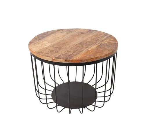 riess-ambiente Couchtisch FACTORY LOFT Ø60cm natur/schwarz von Riess-Ambiente