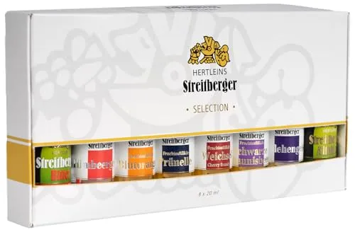 Streitberger Tasting-Set Streitberger Mix | 8 mal 2 cl. | 8 verschiedene fränkische Spirituosen zum Probieren oder als Mitbringsel