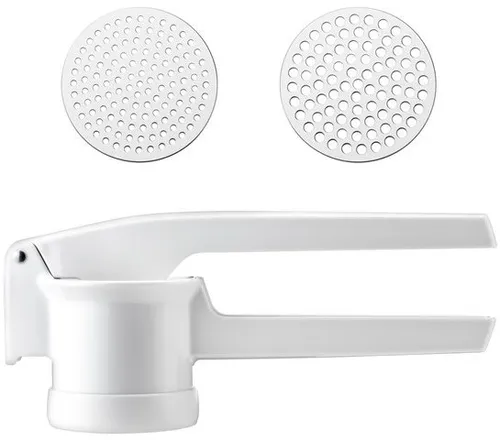 Tescoma Kartoffel- und Spätzlepresse HANDY - Kartoffelpressen & Spätzlepressen, müheloses Pressen von Kartoffeln und Teig für perfekte Spätzle, einfach zu bedienen und spülmaschinenfest.