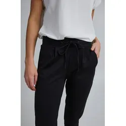 Ichi 7/8-Hose Kate (1-tlg) Falten schwarz XXL