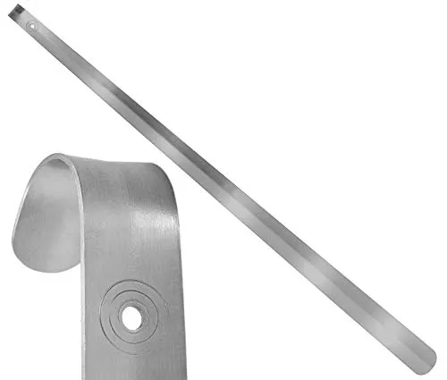 XXL Schuhanzieher Edelstahl langer Schuhlöffel Metall Schuhanziehhilfe Shuehorn - Extra lang - 79cm