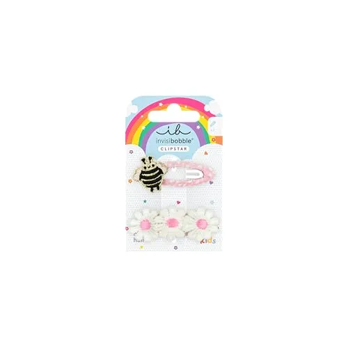 invisibobble SNAP CLIP KIDS Happy Spring Bee 2 Stück von invisibobble