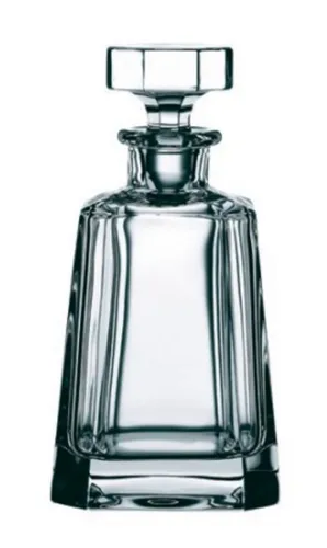 Nachtmann Whisky-Dekanter Punk, 0,75 L, Kristallglas - Eleganter Whisky-Dekanter aus Kristallglas mit einzigartiger Nieten-Textur, ideal für die stilvolle Präsentation Ihrer Spirituosen. Spülmaschinenfest und bruchfest für langanhaltenden Genuss.