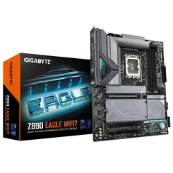 GIGABYTE Z890 EAGLE WIFI7 Mainboard - Intel Z890 Chipsatz, 4x DDR5 Unterstützung und ATX-Format für hohe Leistung und Stabilität