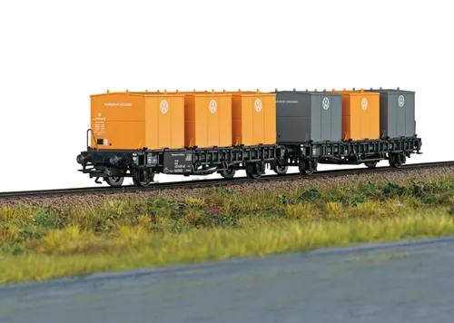 TRIX H0 24162 Behältertransport-Doppelwagen der DB von TRIX H0
