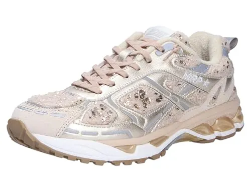 MARIPE SRL Damen Sneaker Amsterdam - Beige, Gr. 39 - Trendige Damen Sneaker AMSTERDAM aus hochwertigem Leder-Materialmix. Mit bequemer, auswechselbarer Decksohle und griffiger Gummisohle für optimalen Komfort. Perfekt für den täglichen Einsatz!