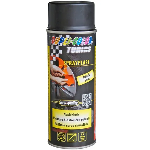 Dupli-Color Abziehlack Sprühfolie Schwarz Matt 400 ml