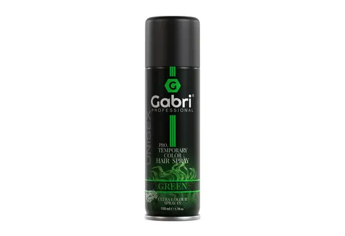 Gabri Professional Haartönung Gabri Professional - Pro Temporary Hair Colour Spray Grün 150ml