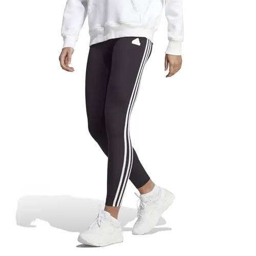 adidas Sportswear Leggings W 3S 34 LEG - Sportliche 7/8-Länge - Sport-Leggings aus 93% Baumwolle, ideal für Läuferinnen, mit bequemem Kordelverschluss und elastischem Material für optimale Bewegungsfreiheit.
