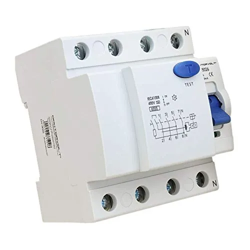 Fehlerstromschutzschalter 4P 40A 30mA Typ AC FI-Schalter RCCB RCD Schalter Doktorvolt 5026