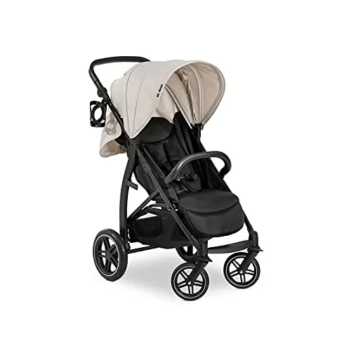 hauck Buggy Rapid 4D - Komfortabler Kinderwagen für Stadt und Land - Kinderwagen für Kinder ab Geburt bis 22 kg mit Liegefunktion, gefederten Gummireifen und UV-Schutz 50+. Klein zusammenklappbar für einfachen Transport und Stauraum.
