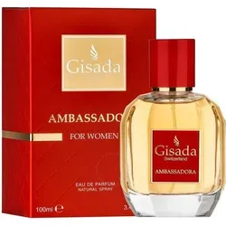 Gisada Ambassadora For Woman Edp Spray - 100 ml Eau de Parfum, verführerischer Duft für selbstbewusste Frauen