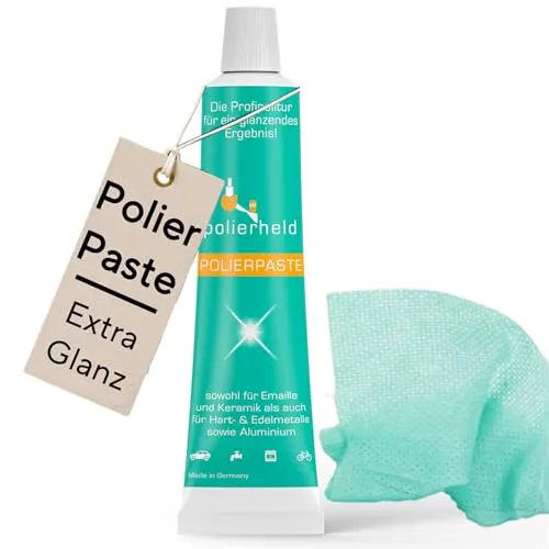Polierheld Polierpaste inkl. Poliertuch von FUGENHELD