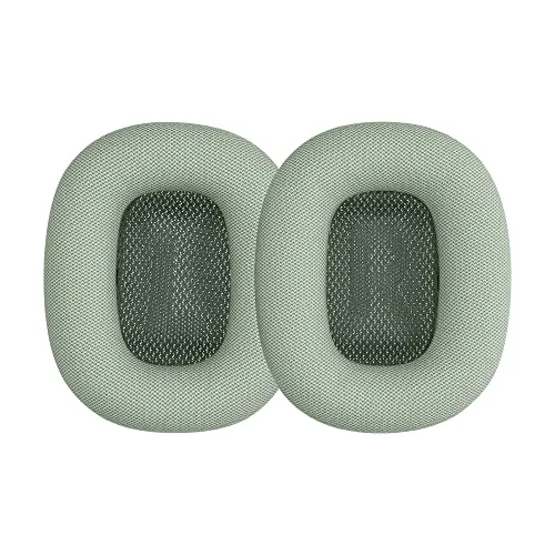 kwmobile 2x Ohrpolster für Apple AirPods Max - Komfortables Kunstleder - Kopfhörer-Zubehör mit edler Lederoptik, bietet höchsten Komfort und Schutz für Deine Ohren. Ideal zum Austausch abgenutzter Polster und einfach zu installieren.