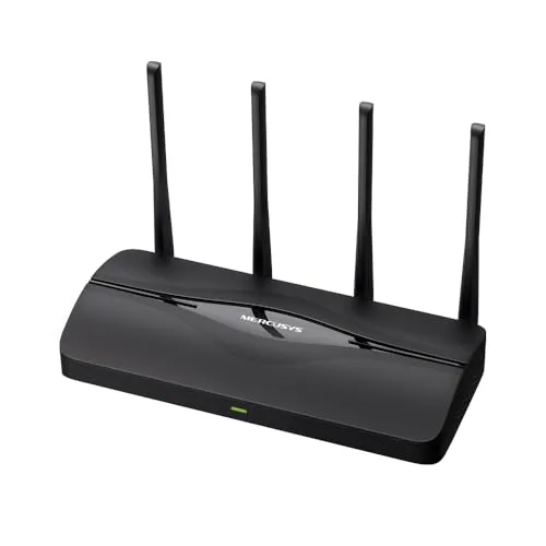 Mercusys MR27BE BE3600Mbps Fiber Supported 2× 2.5Gbps WAN&LAN Port + 2×Gbps Port, Easy Mesh Compatible Dual-Band Wi-Fi 7 Router