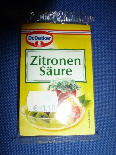 Dr. Oetker Zitronensäure 5 Beutel je 5g - Essige: Praktische 5g Beutel für frischen Zitronengeschmack in der Küche, ideal zum Kochen und Backen.