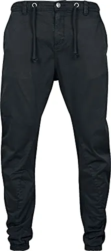Urban Classics Herren Stretch Jogging Pants - Komfortable Sporthose in Schwarz (W38, XXL) - Wanderhosen, leicht und ideal für höchsten Tragekomfort bei Outdoor-Aktivitäten oder Freizeit.
