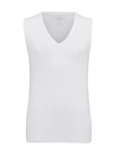 Produktbild OLYMP Herren T-Shirt Langarm Level.Five, Einfarbig, Body fit, Weiss 00, S