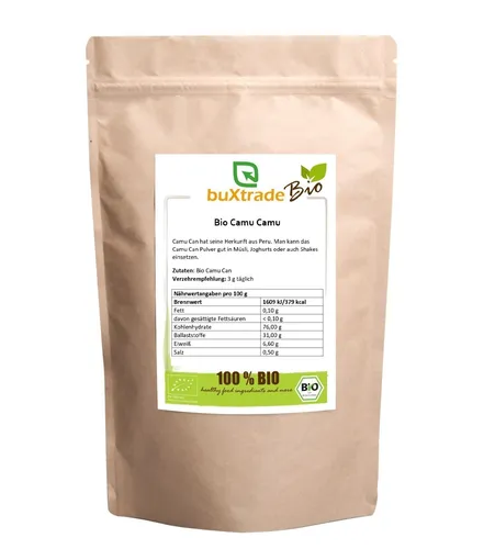 Produktbild | BIO Camu Camu | Superfoods | Pulver | 100 % rein | Buxtrade 5 kg