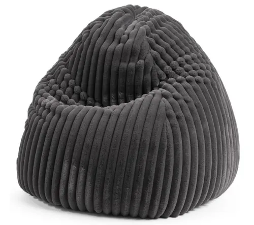 Sitting Point Sitzsack Raya Fellimitat XXL anthrazit