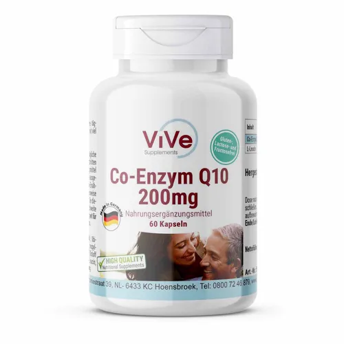 Vive Supplements | Co-Enzym Q10 200mg