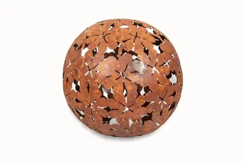 Kapaga Gartenkugeln Rost - Vintage Deko für Außen - Gartenkugeln aus Rost für eine einladende Atmosphäre, ideal für Innen- und Außenbereich. Perfekte Deko für Kerzen und stilvolle Akzente.