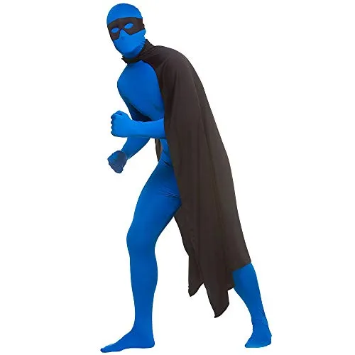 Wicked Costumes Superhelden-Umhang für Erwachsene, Unisex, Schwarz