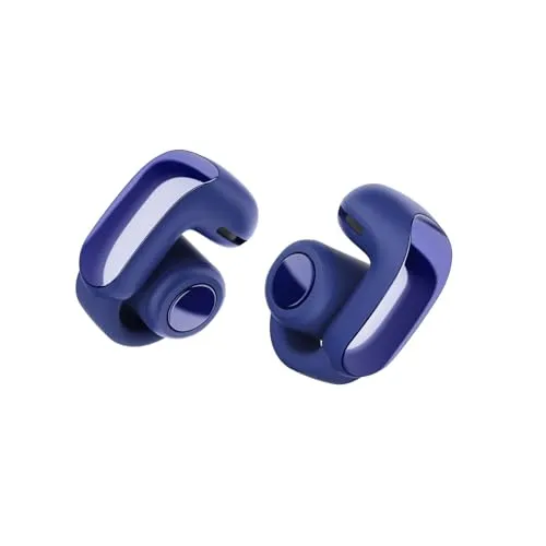 Bose Ultra Open Earbuds mit Bluetooth und OpenAudio Technologie, Clip On Kopfhörer, kabellose Open Ear Earbuds, immersive Audio, bis zu 48 Stunden Akkulaufzeit, Dunkelviolett - Limited Edition
