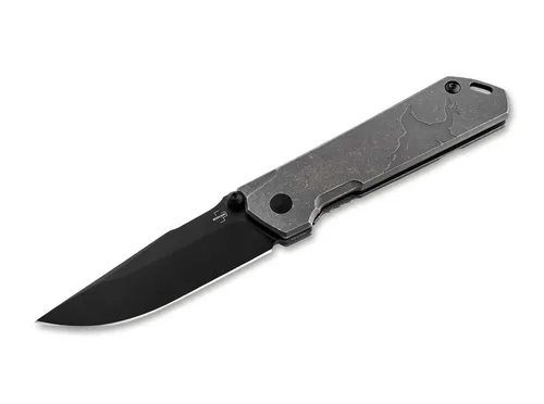 BÖKER PLUS Raven Kihon EDC-Taschenmesser S35VN Titan Grau Limitiert - 01BP0027