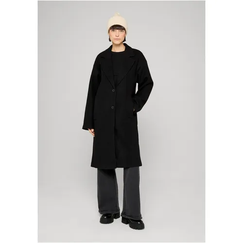 Urban Classics Damen TB6073 Oversized Long Coat Jacke, Schwarz, L