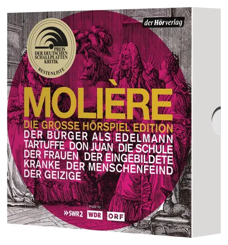 Die große Hörspiel-Edition: Klassische Meisterwerke der Literatur - Hörbücher mit den besten Stücken von Molière und anderen, ideal für Liebhaber klassischer Literatur und Hörspiel-Enthusiasten.