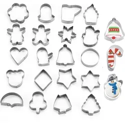 20-teiliges Ausstechformen Set für Weihnachtsplätzchen - Kreieren Sie festliche Leckereien mit unserem 20-teiligen Ausstechformen Set. Hochwertige, langlebige Formen für kreative Weihnachtskekse, spülmaschinenfest und ideal für die ganze Familie!