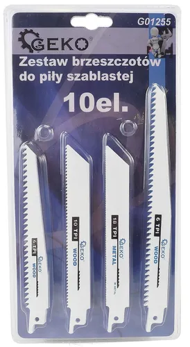 Säbelsägeblatt Säbelsägeblätter für Holz Metall Kunststoff Tigersäge Set 10-tlg