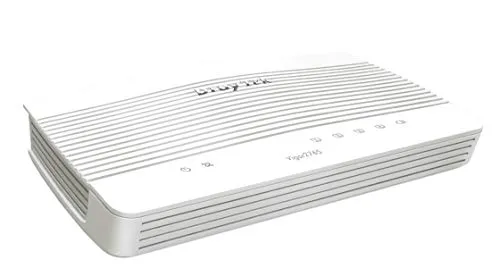 DrayTek Vigor 2765 Modem-Router - VDSL2/ADSL2 Router mit integriertem Modem, 4 Gigabit LAN Ports und Unterstützung für Vectoring, ideal für schnelles Internet in Haushalten und Büros.