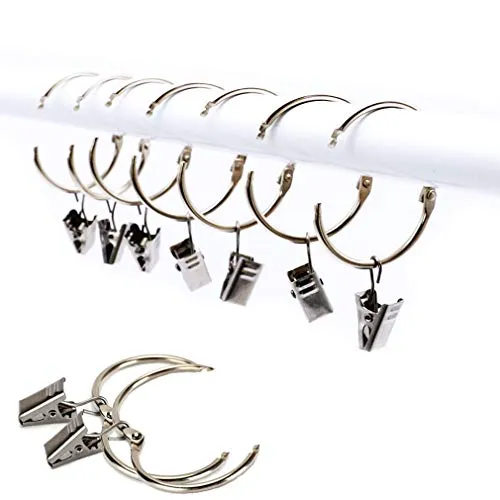 Gardinen- & Vorhangringe Silber von DIWUJI