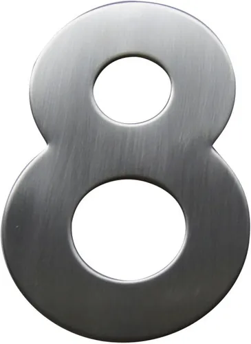 Alpertec Hausnummer 8 Edelstahl Hausnummern Hausnummerschild