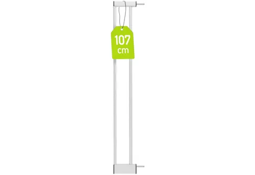 BOMI Verlängerung für Türschutzgitter 10-40 cm - Praktische Erweiterung für BOMI Türgitter Merle und Mira, einfach zu montieren ohne Bohren. Flexibel anpassbar für optimale Sicherheit in verschiedenen Breiten.