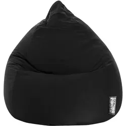SITTING POINT BeanBag Easy XL Sitzsack schwarz - Alternatives Sitzen: Bequemer Sitzsack mit anpassbarer Füllung für individuelles Relaxing im Büro oder Zuhause.