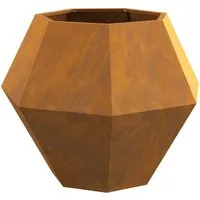 vidaXL Pflanzkübel Rostig 75 x 75 x 60 cm – Wetterfester Stahl - Robuster Gartenpflanzer aus hochwertigem Stahl, ideal für Gärten und Terrassen. Das elegante, rechteckige Design bietet Platz für verschiedene Pflanzen und überzeugt durch Langlebigkeit und einfache Pflege.