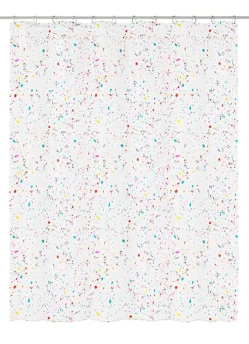 Kleine Wolke Duschvorhang Confetti, 180x200 cm, Multicolor