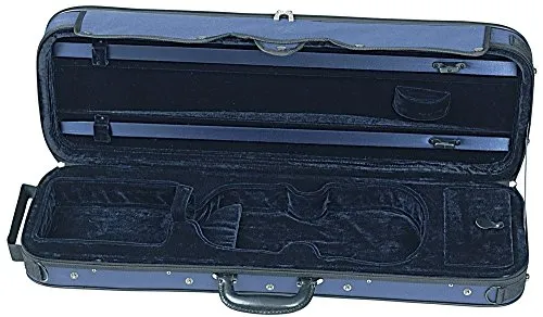 PURE GEWA Violakoffer CVA 4 - Dunkelblau, 39,5 cm - Streich- & Zupfinstrumentenkoffer: Leichtgewicht mit nur 2,3 kg, ideal für den Transport Ihrer Viola. Robuste Styrofoam Konstruktion schützt zuverlässig vor Stößen und bietet elegantes Design.