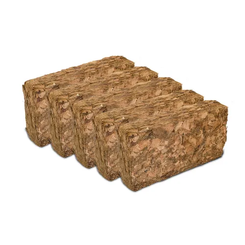 Grober Kokosziegel je ca.500 g - Bodengrund für Terrarien, Humusziegel,grob 36 x