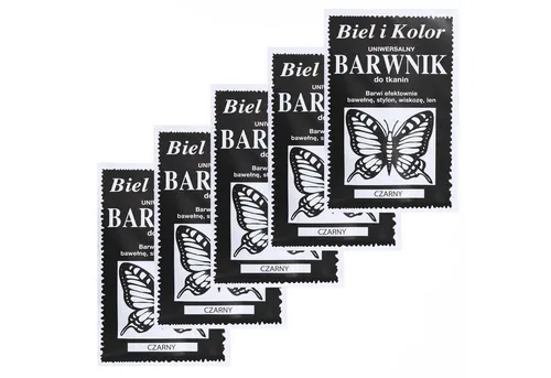maDDma Kreativset 5 x 10g Batikfarbe Textilfarbe Stofffarbe färben, bitte Farbmix wählen, schwarz