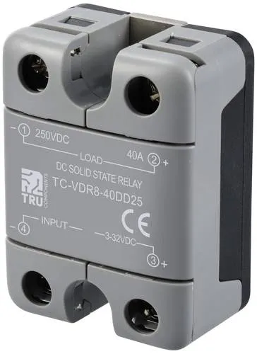 TRU COMPONENTS Halbleiterrelais TC-12705372 40A Schaltspannung (max.): 250 V/DC Gleichstromschaltung 1St.