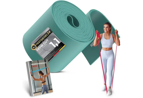 NEOLYMP Physiobänder Widerstandsbänder 15 cm breit - reißfeste Fitnessbänder aus TPE, Flossing Band - elastische Resistance Bands für Krafttraining, Physio